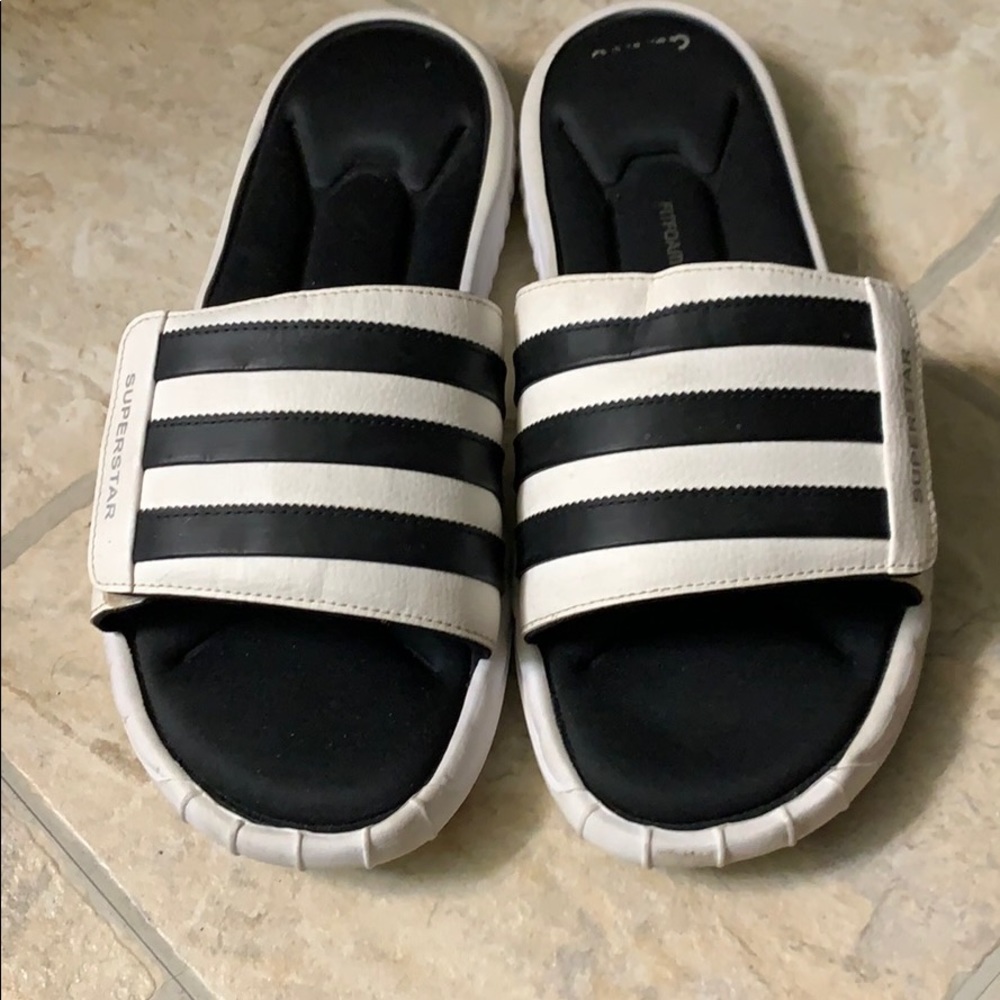 Men’s adidas size 13 slip on sandal